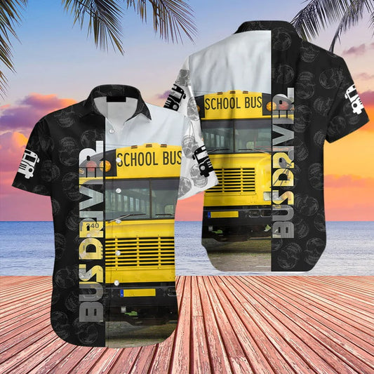 Bus Driver Summer aloha shirt, Bus Driver Hawaiian Shirt For Men, Bus Driver Lover Gifts HO0506