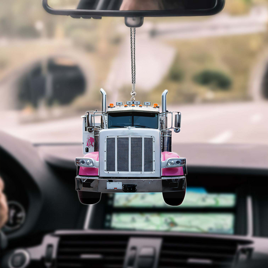 Pink Truck Car Hanging Ornament Women Truck Ornament OO0642