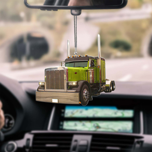 Tendpins Green Truck Car Hanging Ornament For Men Women OO0647