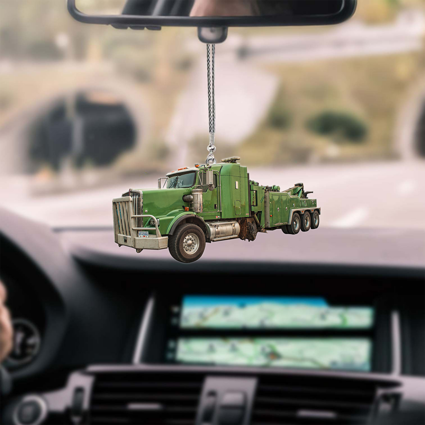 Tendpins Green Truck Car Hanging Ornament OO0636