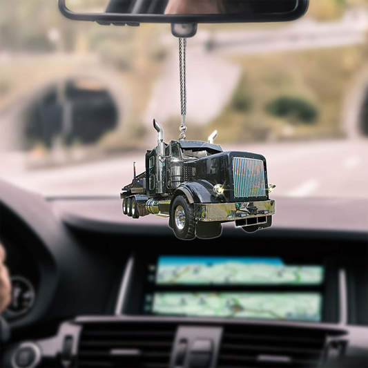 Tendpins Black Truck Car Hanging Ornament Love Trucks Ornaments OO0649