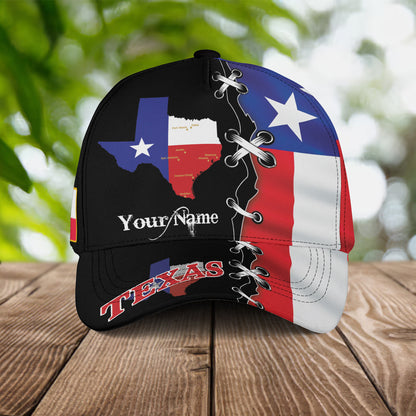 Custom 3D All Over Print Texas Roots Cap Hat, Eagle Texas Classic Cap, Baseball Texas Caps CO0386