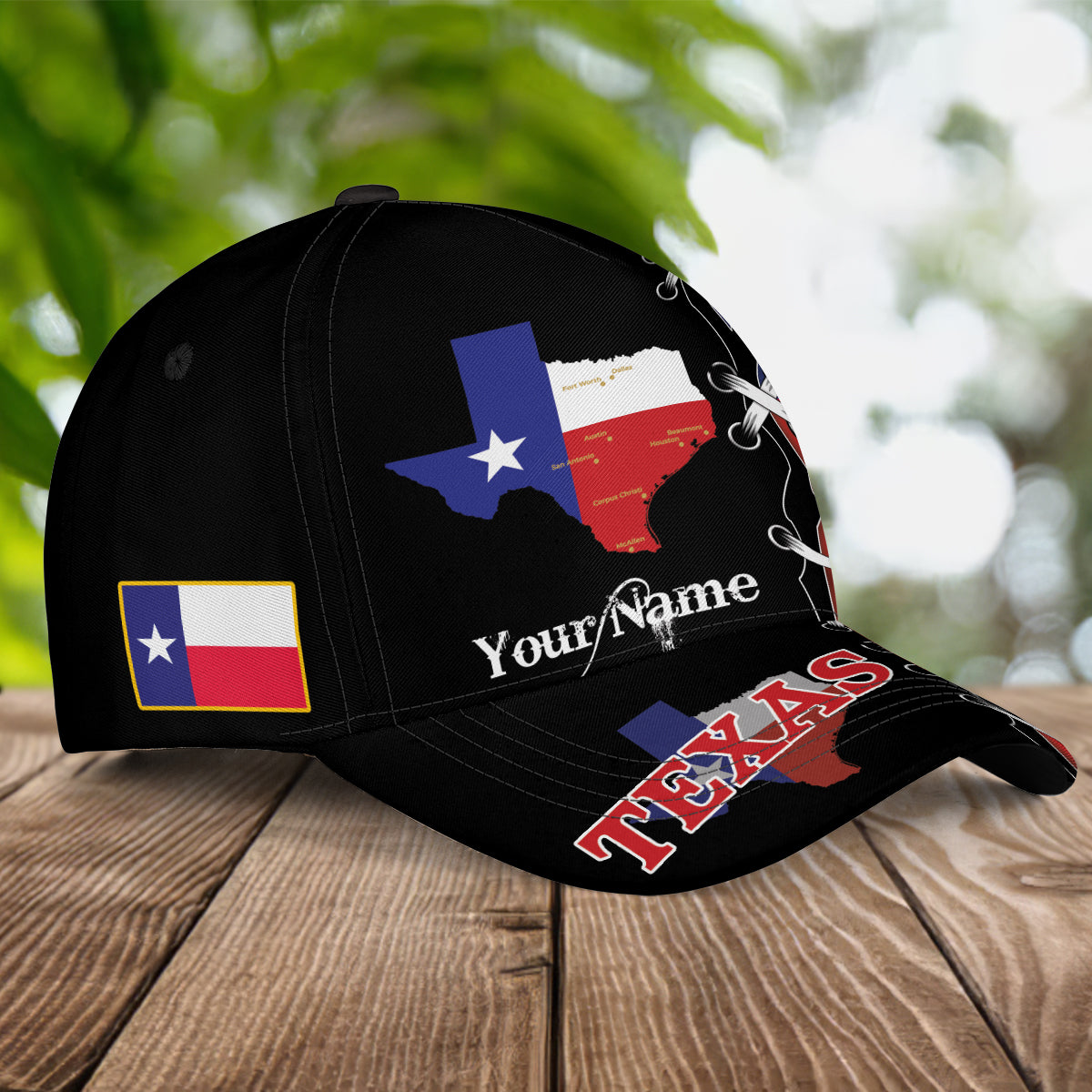 Custom 3D All Over Print Texas Roots Cap Hat, Eagle Texas Classic Cap, Baseball Texas Caps CO0386