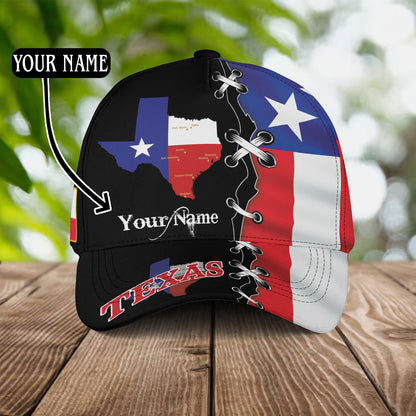 Custom 3D All Over Print Texas Roots Cap Hat, Eagle Texas Classic Cap, Baseball Texas Caps CO0386