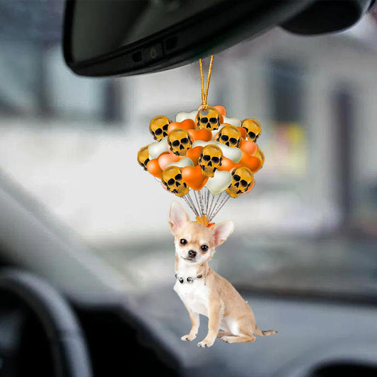 Chihuahua 2 Halloween Car Ornament Dog Ornament For Halloween OO1141