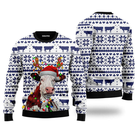 Cow Ugly Christmas Sweater For Men & Women, Gift for Cow Lover, Christmas Shirt SO1168