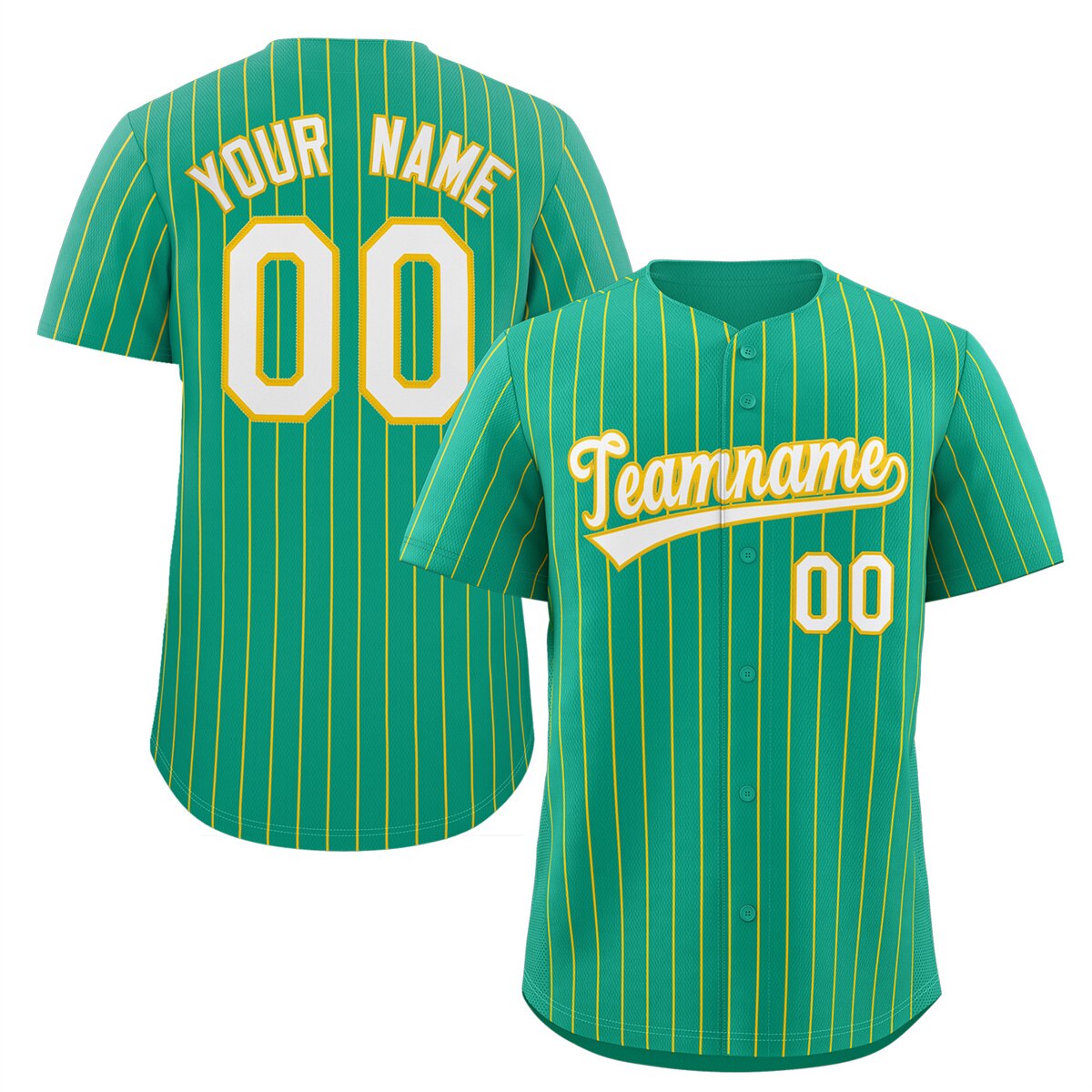 Custom Pinstripe Baseball Jersey Button Down Shirt Printed or Personalized Name Number for Men Women SO0239