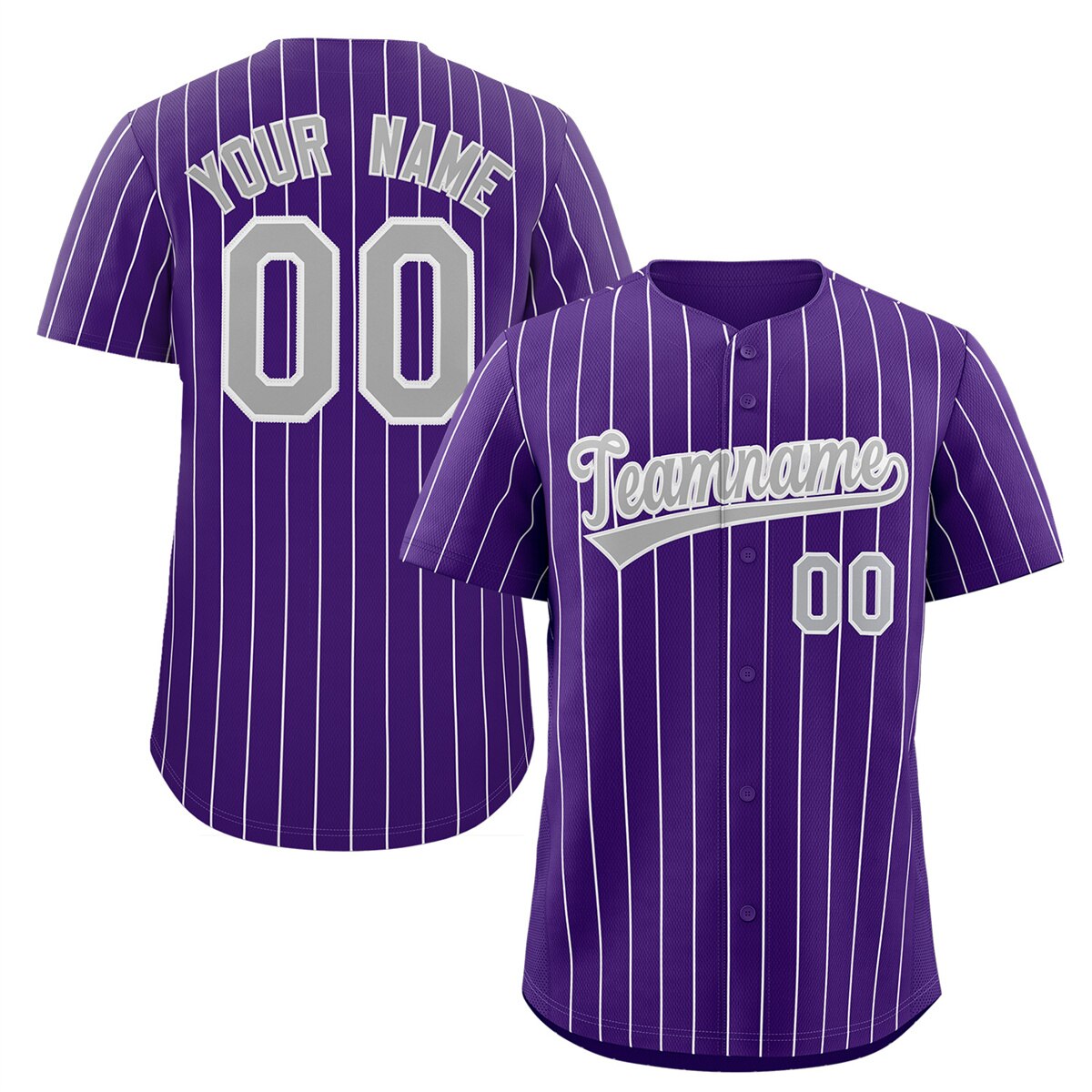 Custom Pinstripe Baseball Jersey Button Down Shirt Printed or Personalized Name Number for Men Women SO0239