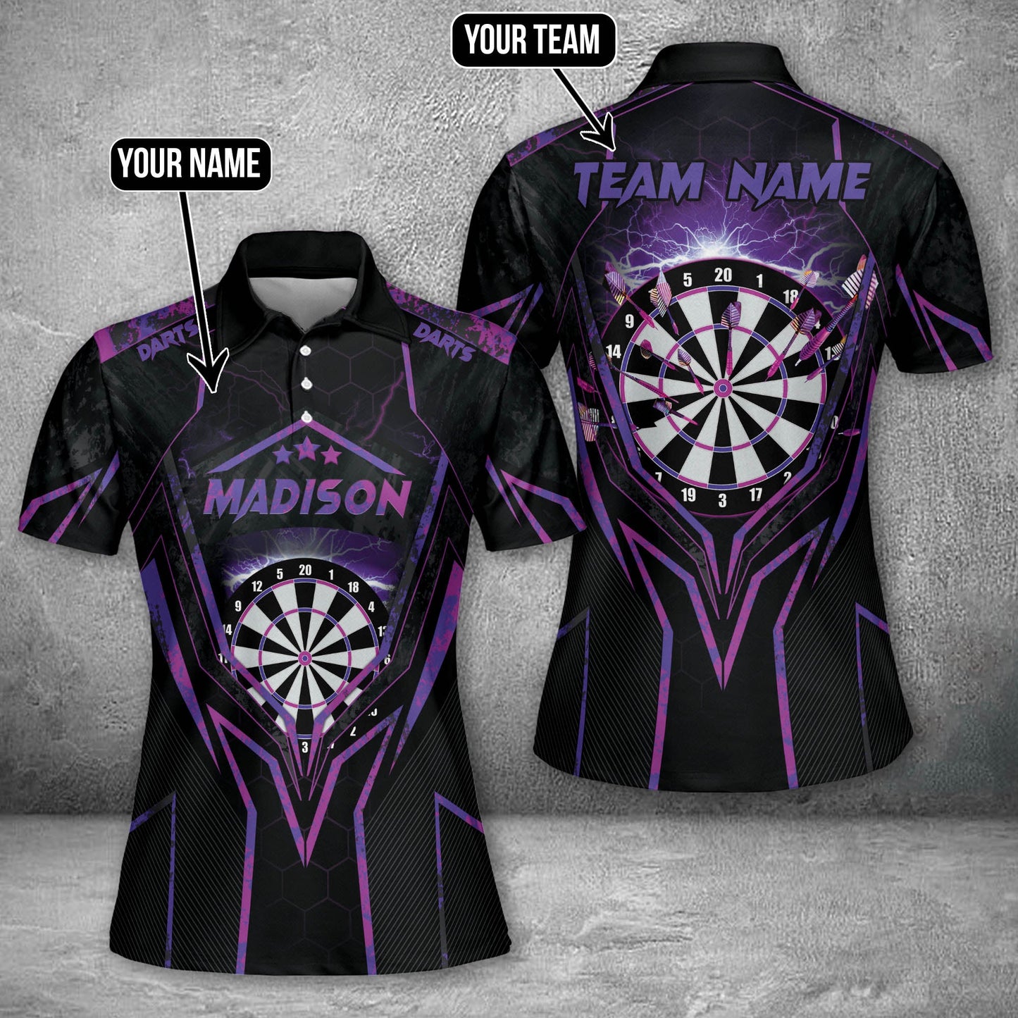 Tendpins Darts Personalized Name, Team Name Unisex 3D Shirt ( More Color Options ) DMA0219