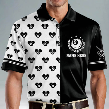 3D Funny Billiard Polo Shirt BI0024