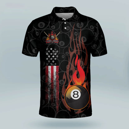 Skull Mind Game Billiard Polo Shirt BI0025