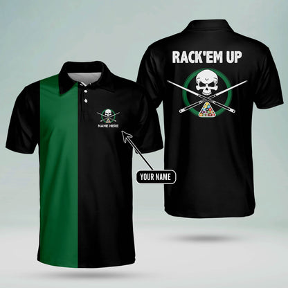 Rack'Em Up Billiard Polo Shirt BI0007