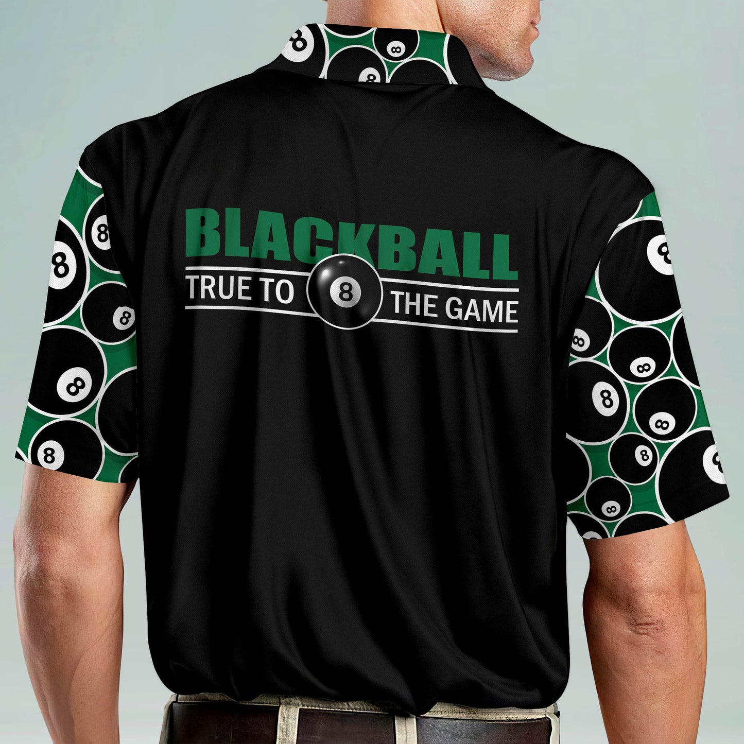 BlackBall True To The Game Billiard Polo Shirt  BI0003