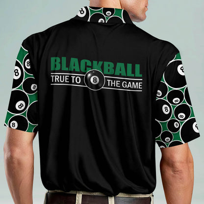 BlackBall True To The Game Billiard Polo Shirt  BI0003