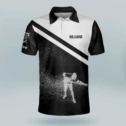 3D Funny 8 Ball Pool Billiard Polo Shirt BI0022