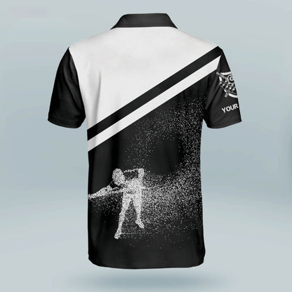 3D Funny 8 Ball Pool Billiard Polo Shirt BI0022