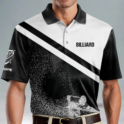 3D Funny 8 Ball Pool Billiard Polo Shirt BI0022