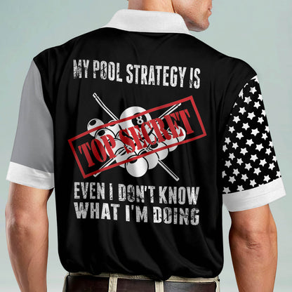 Tendpins Personalized Funny My Pool Strategy is Top Secret Even BI0042