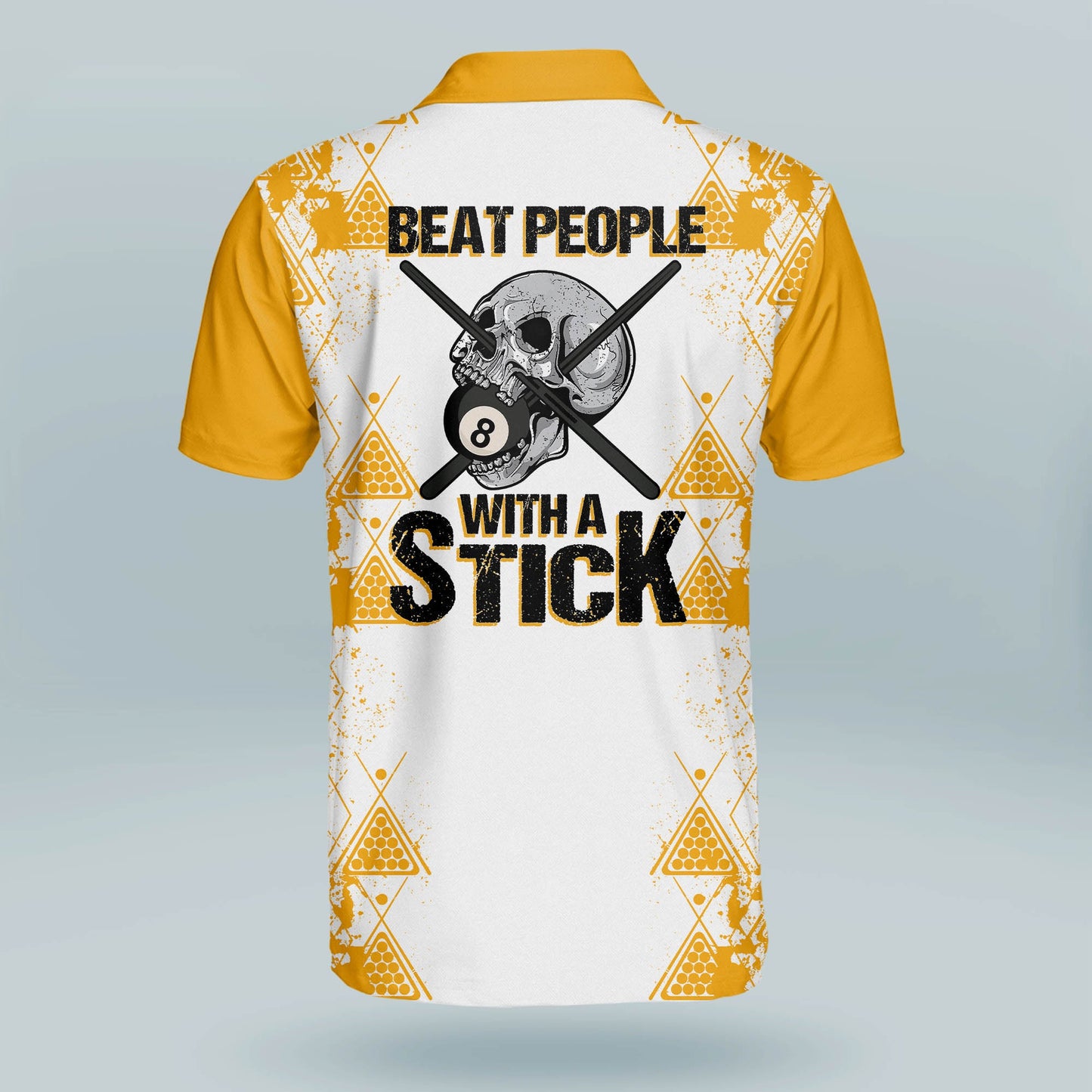 Beat People With A Stick Billiard Polo Shirt BI0009