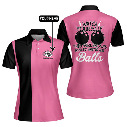 How To Handle Her Balls Bowling Shirts BW0063