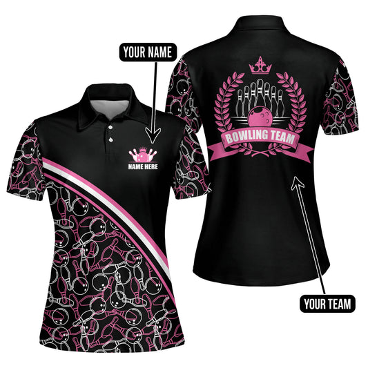 Custom Womens Bowling Polo Shirt BW0053