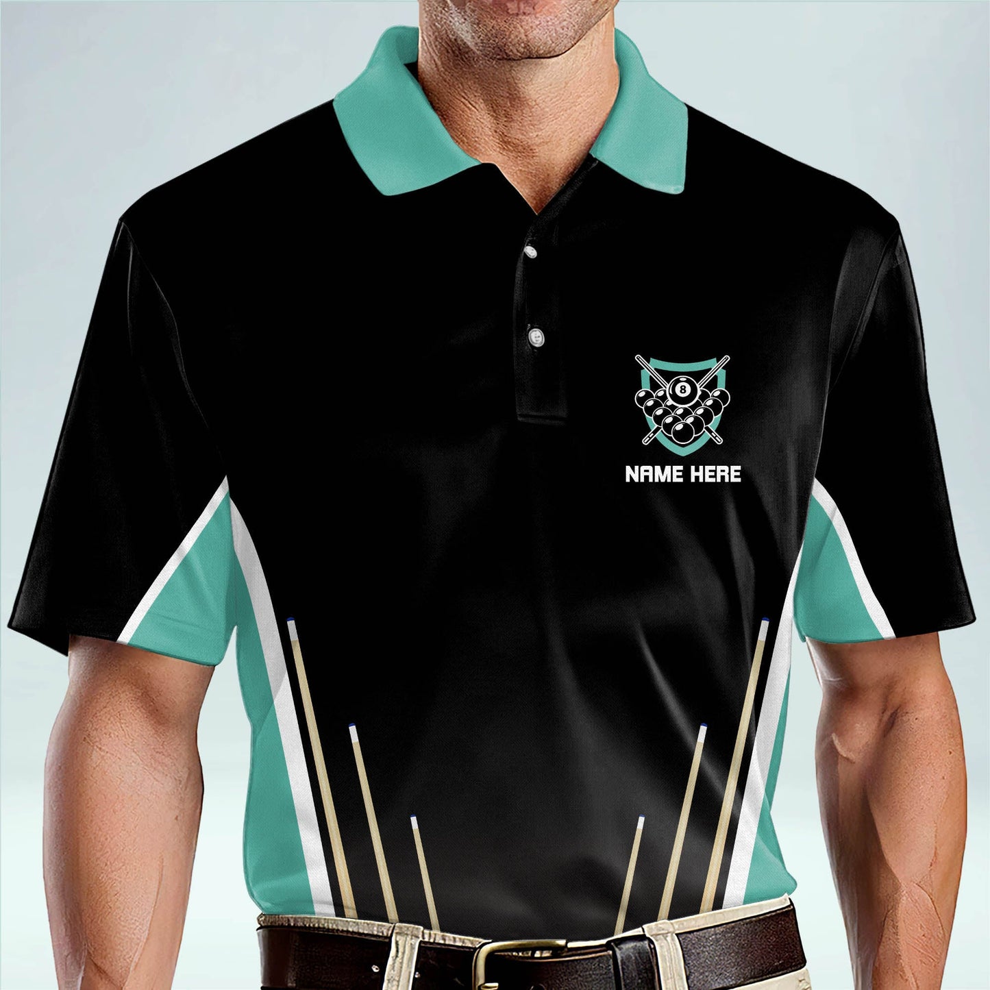 I'm Here To Break Your Balls Billiard Polo Shirt BI0001