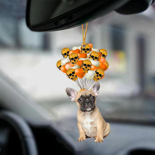 French Bulldog Halloween Car Ornament Dog Ornament For Halloween OO1132