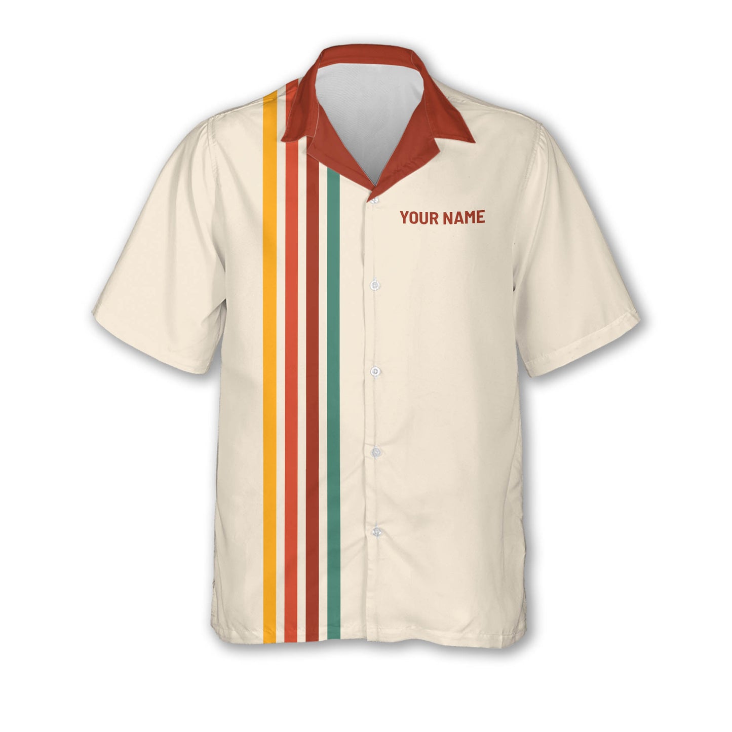 Custom Retro Bowling Hawaiian Shirt For Men And Women, Custom Retro Bowling Team Shirts HB0174