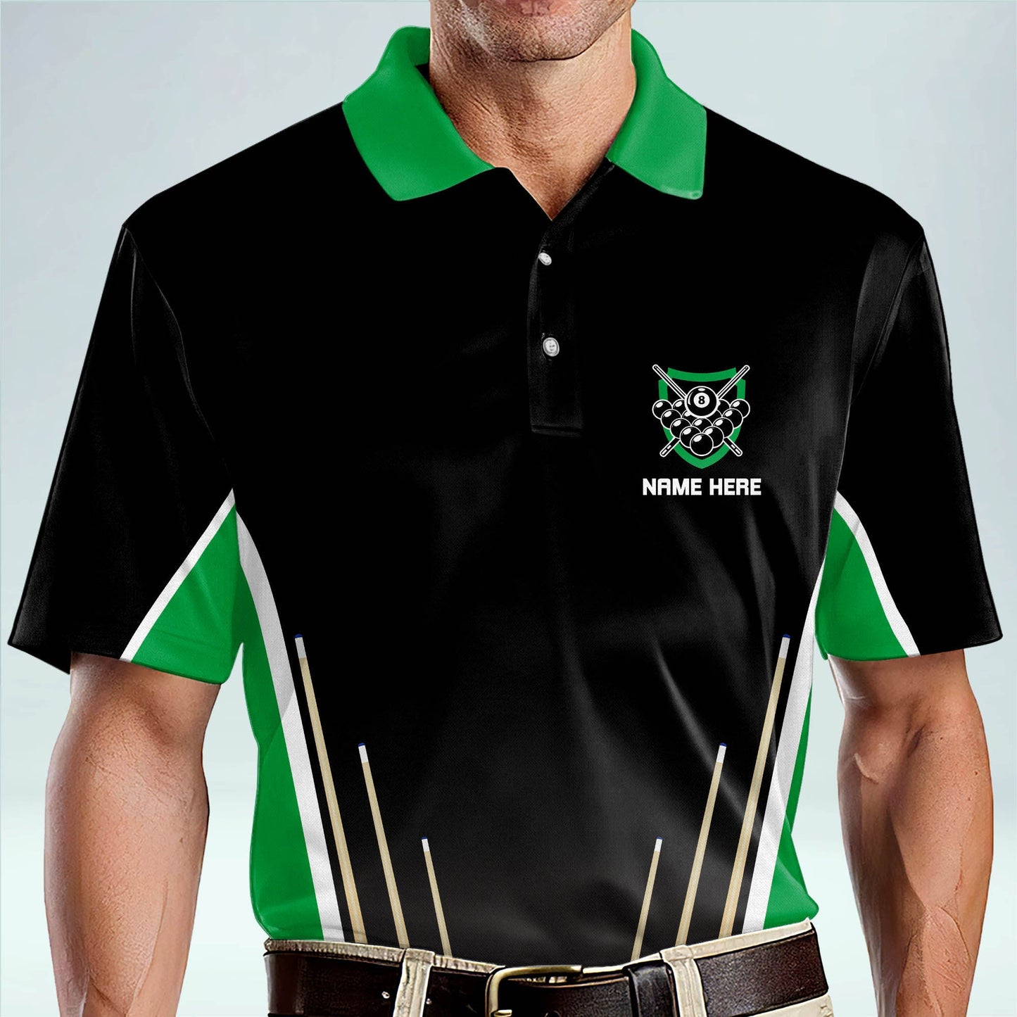 I'm Here To Break Your Balls Billiard Polo Shirt BI0001