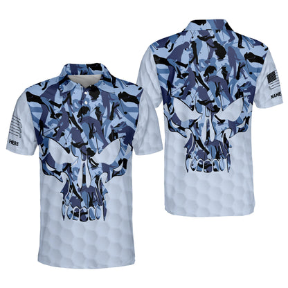 Skull Funky Golf Polo Shirt GM0305