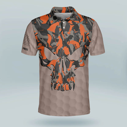 Skull Funky Golf Polo Shirt GM0304