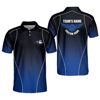 Custom Bowling Team Polo Shirts BM0091