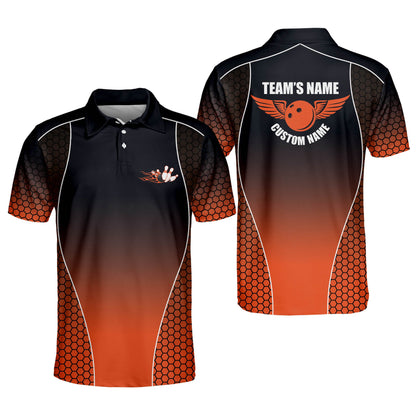 Custom Bowling Team Polo Shirts BM0091