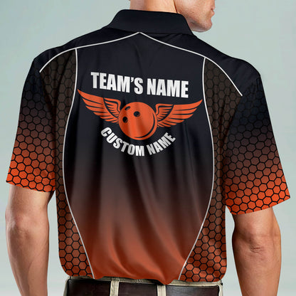 Custom Bowling Team Polo Shirts BM0091