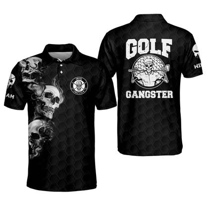 Skull Golf Gangster Golf Polo Shirt GM0169