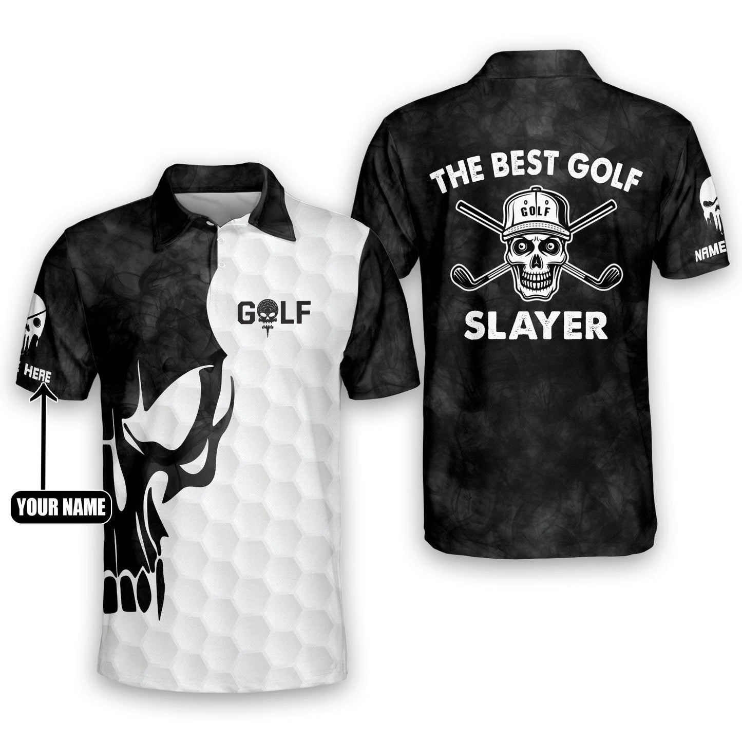 The Best Golf Slayer Golf Polo Shirt GM0168