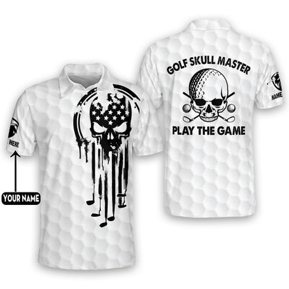 Golf Skull Master Play The Game Golf Polo Shirt GM0115