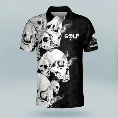 Skull Crazy Funky Golf Polo Shirt GM0221