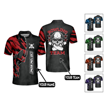 Skull Bowling Shirts For Men And Women BM0001