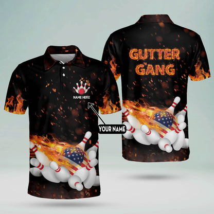 Custom Gutter Gang Bowling Shirts BM0002