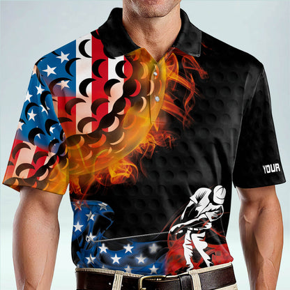 Swing Swear Drink Repeat Golf Polo Shirt GM0373