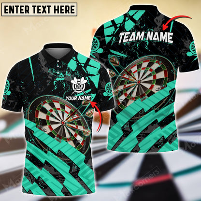 Tendpins Style Pattern Darts Multicolor Option Personalized Your Name 3D Shirt DMA0031