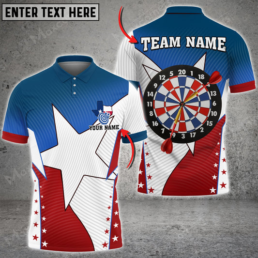 Tendpins Texas Darts Personalized Name 3D Shirt DMA0087