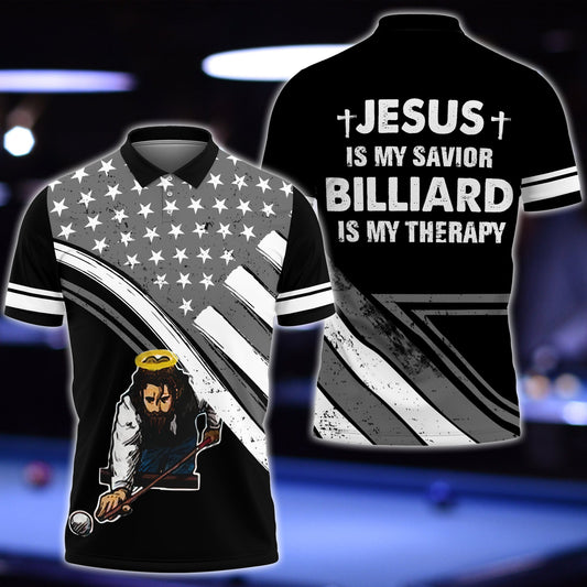 Tendpins Billiard Jesus Is My Savior Unisex Shirt BIA0887