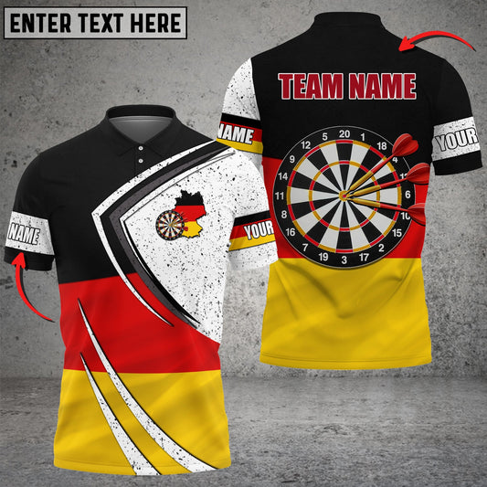 Tendpins Germany 2 Darts Personalized Name 3D Shirt DMA0060