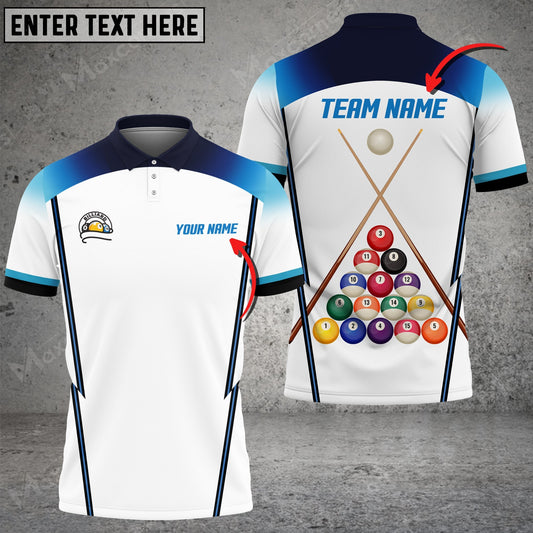 Tendpins Billiards Personalized Name Team Name 3D Shirt BIA0267