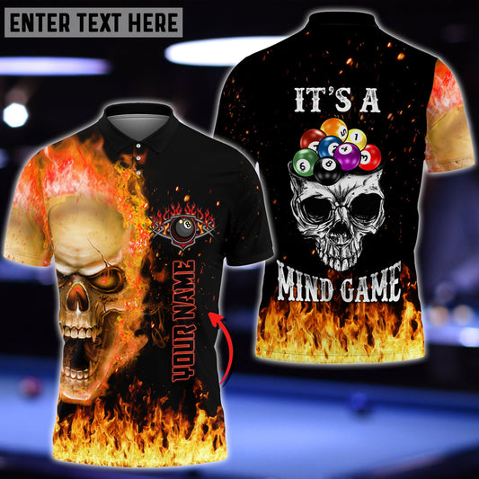 Tendpins Billiards Skull Personalized 3D Shirt BIA0134