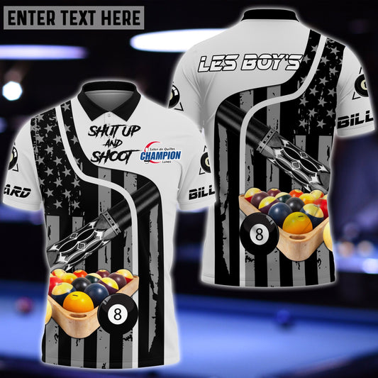 Tendpins Billiards Expertise Personalized Name 3D Shirt For Michel Vallières BIA0400