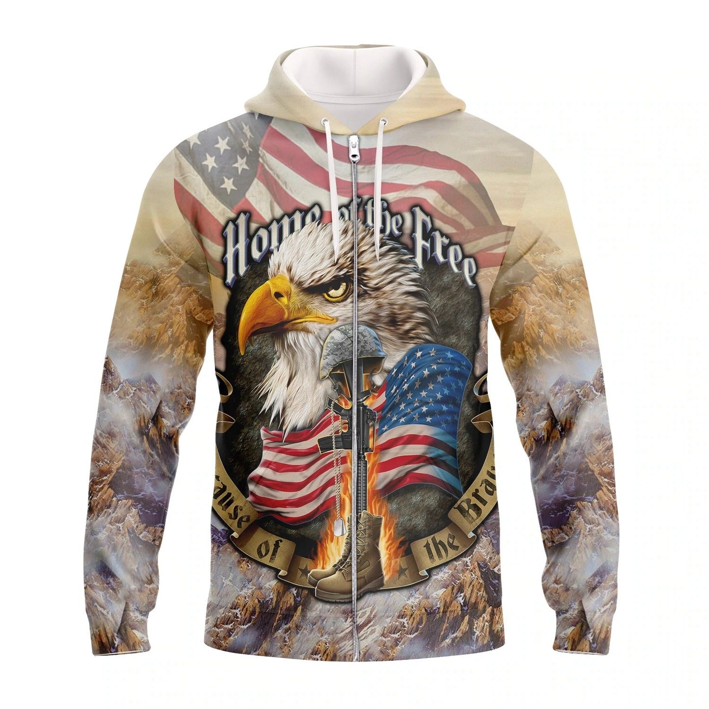 Eagle American Home Of The Free 3D T Shirt 4Th Of July 3D Hoodie Independence Day Is Coming Hawaiian Shirt TO0166