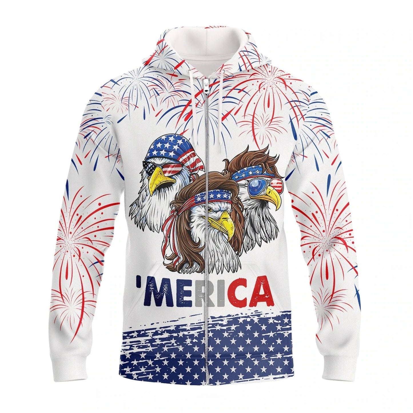 Eagle American Hawaiian Shirt Independence Day Is Coming 3D Full Print T Shirt 4Th July Usa Shirt TO0151